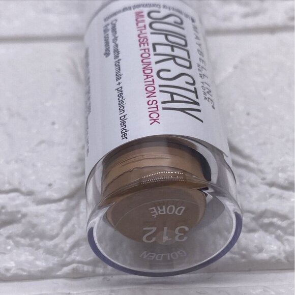 Maybelline Superstay Multi-Use Foundation Stick 0.25 oz GOLDEN 312 SEALED - Picture 4 of 12